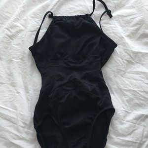 Bloch black halter leotard